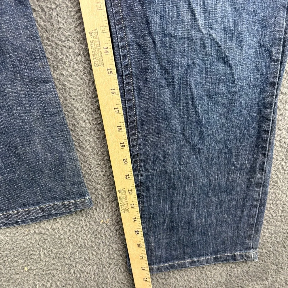 Michael Brandon Mens Straight Leg Blue Denim Jeans 100% Cotton 36x30‎ PJ 1110252